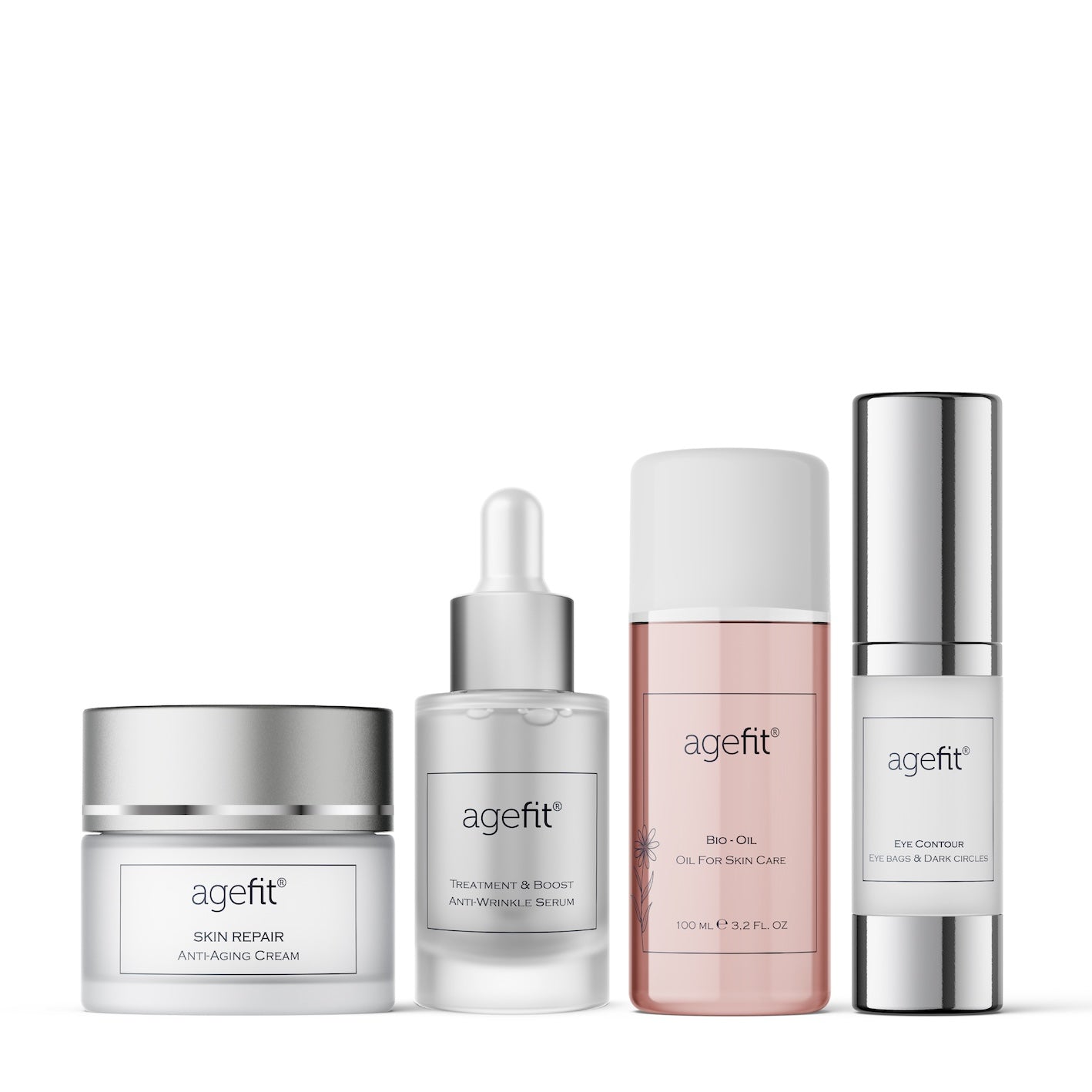 Tratamiento Anti-Aging Infalible: Crema + Serum + Aceite + Contorno